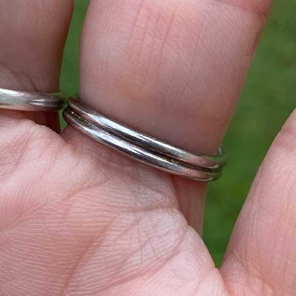 Vintage Genuine Turquoise silver ring size 7 - Picture 6 of 11
